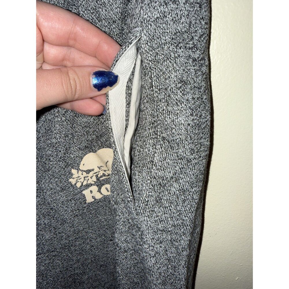 Roots Salt & Pepper Slim Cuff Jogger Sweatpants Heather Gray XXS - Picture 8 of 12